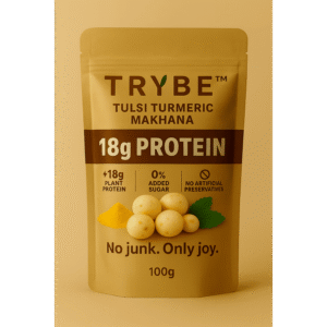 TRYBE Protein Tulsi Turmeric – 18g Protein | 100g Pack